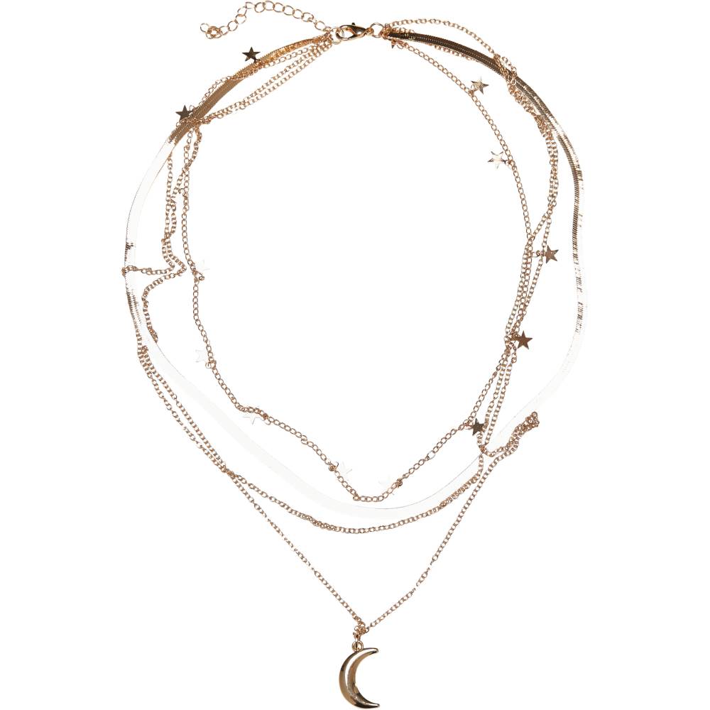 Urban Classics - Stars Layering Ketting - Goudkleurig